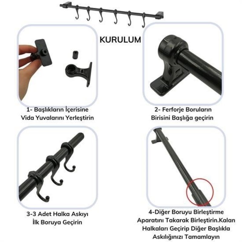 Livensense | Livensense® Retro Ferforje Askılı Siyah  Ahşap Kulplu Düzenleyici Mutfak Sepeti | Livensense® Retro Ferforje Askılı Siyah  Ahşap Kulplu Düzenleyici Mutfak Sepeti 9
