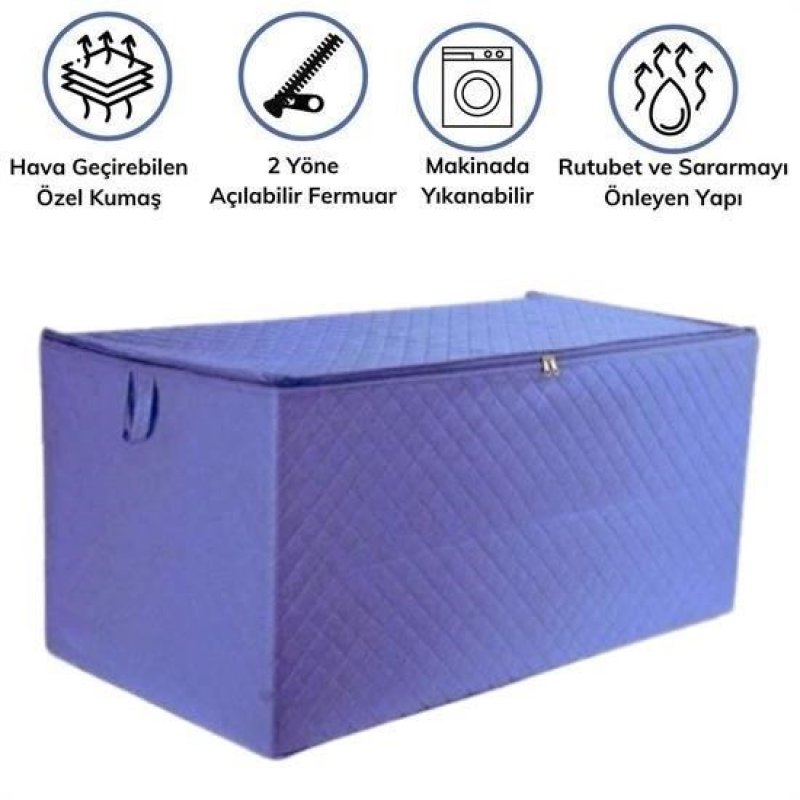 Livensense | Livensense® Çok Amaçlı Baza Ve Çekyat Yatak Altı Eşya Saklama Kutusu Hurcu | Livensense® Çok Amaçlı Baza Ve Çekyat Yatak Altı Eşya Saklama Kutusu Hurcu 3