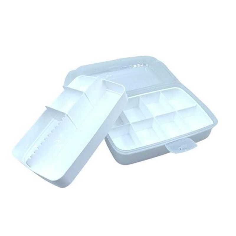 Livensense | Livensense® 12 Bölmeli Çok Amaçlı Takı Toka Kutusu Dikiş Kutusu Kapaklı Organizer Kutusu Bölmeli Kutu | Livensense® 12 Bölmeli Çok Amaçlı Takı Toka Kutusu Dikiş Kutusu Kapaklı Organizer Kutusu Bölmeli Kutu 6