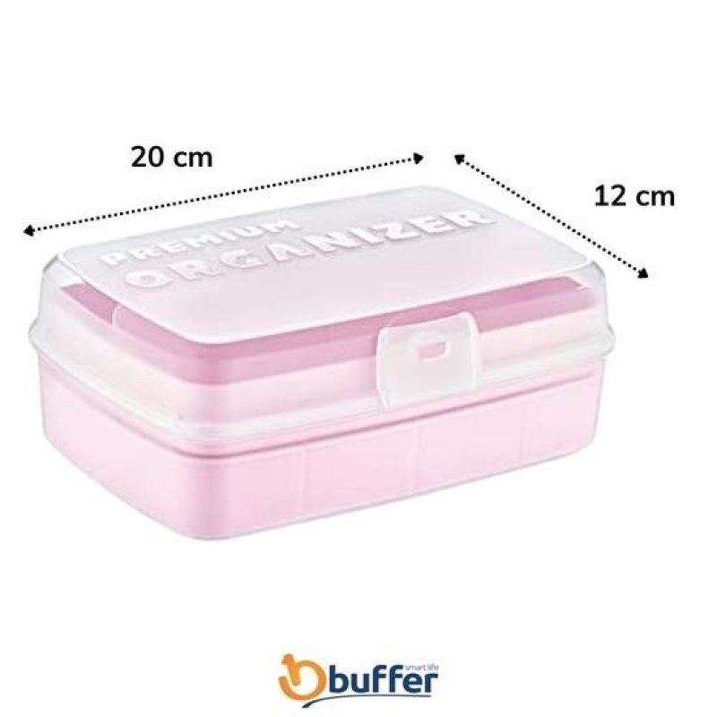 Livensense | Livensense® 12 Bölmeli Çok Amaçlı Takı Toka Kutusu Dikiş Kutusu Kapaklı Organizer Kutusu Bölmeli Kutu | Livensense® 12 Bölmeli Çok Amaçlı Takı Toka Kutusu Dikiş Kutusu Kapaklı Organizer Kutusu Bölmeli Kutu 64