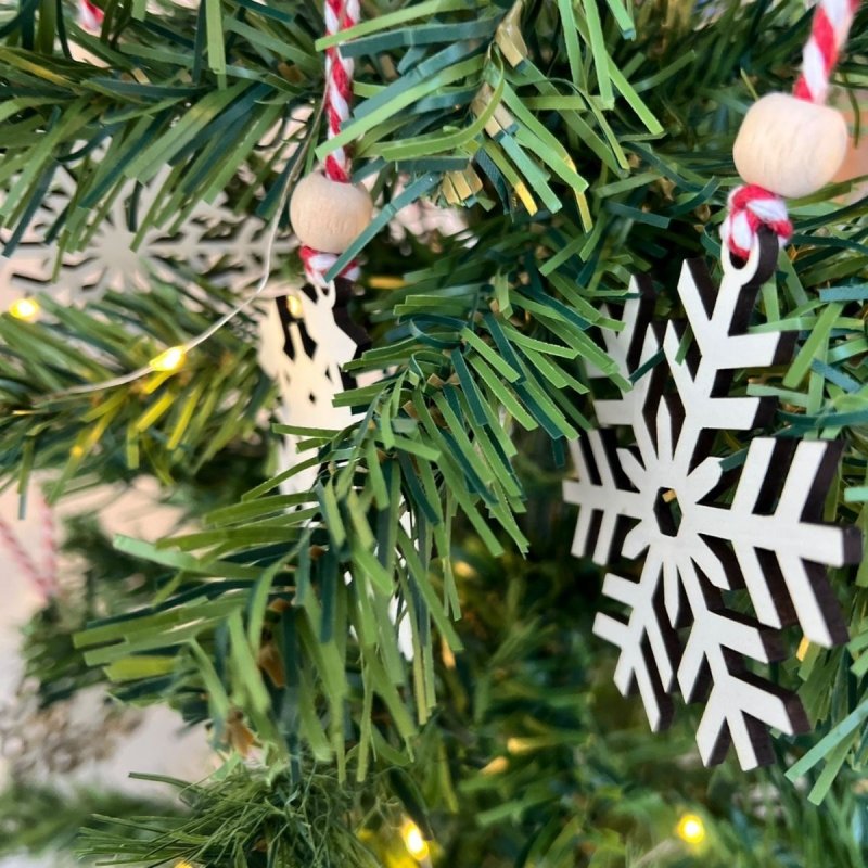 Livensense | Yılbaşı Süsü | Ahşap Yılbaşı Ağaç Süsü-By15 | Ahşap Yılbaşı Ağaç Süsü-By15 2