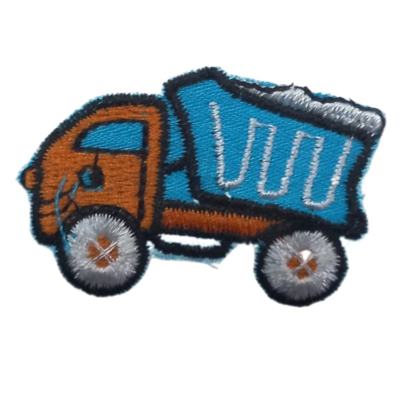 Livensense | Nakış Kiti | Aplike Ütü İle Yapışan Kamyon Mavi Arma 2X3 Cm